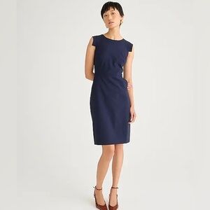 NWT J CREW Tollegno 1900 Italian Stretch Wool Resume Dress Size 4